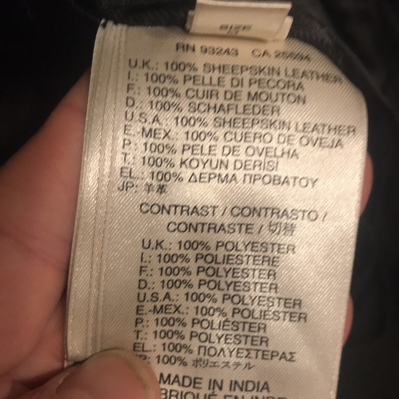 Diesel leather jacket with removable sleeves - Picture 3 of 4